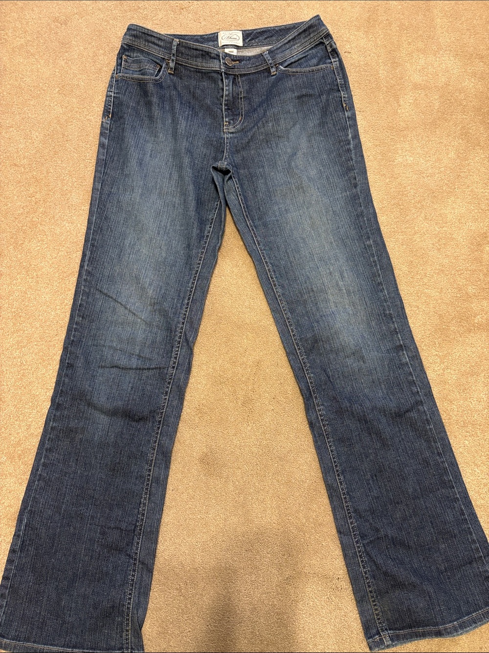 White House Black Market Dark Blue Bootcut Jeans